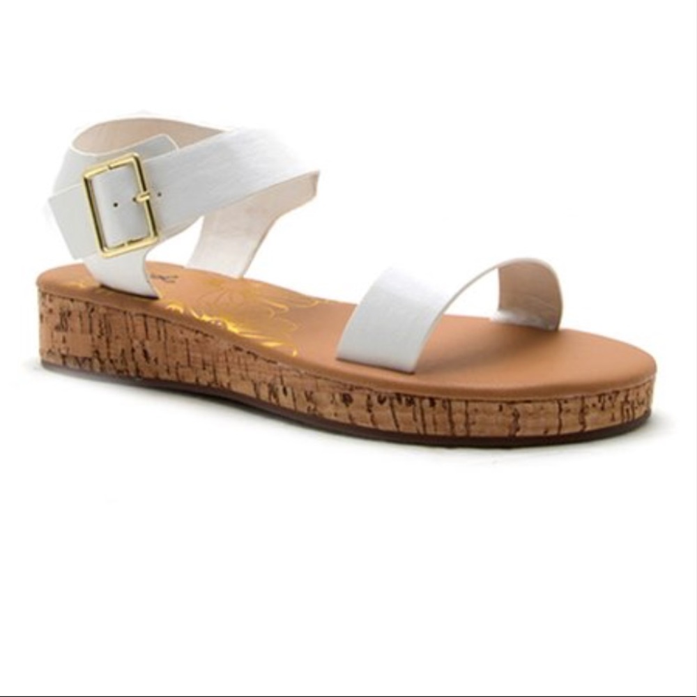 NWT Platform Wedge Sandals
